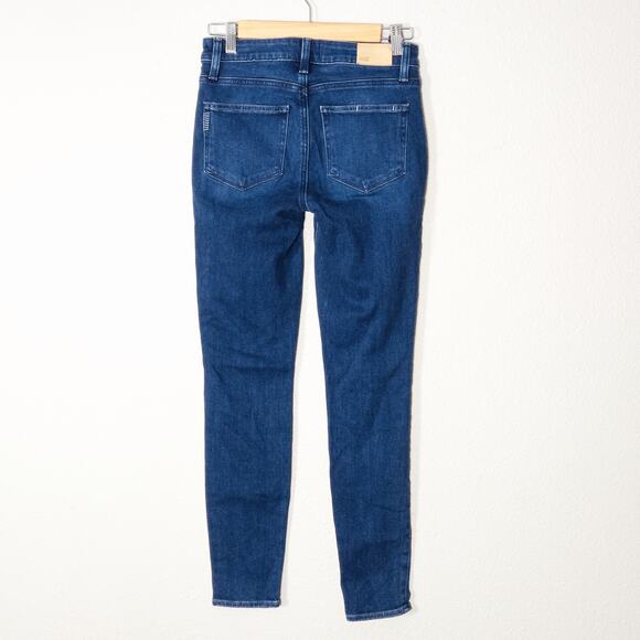 Paige Women’s Hoxton Ultra Skinny Jeans 26 Minimalist Casual Chic Dark Wash - Picture 2 of 8